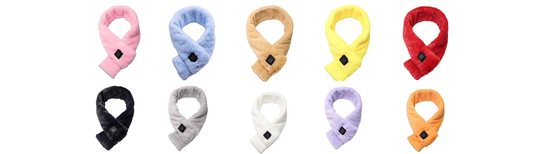 Smart heating scarf