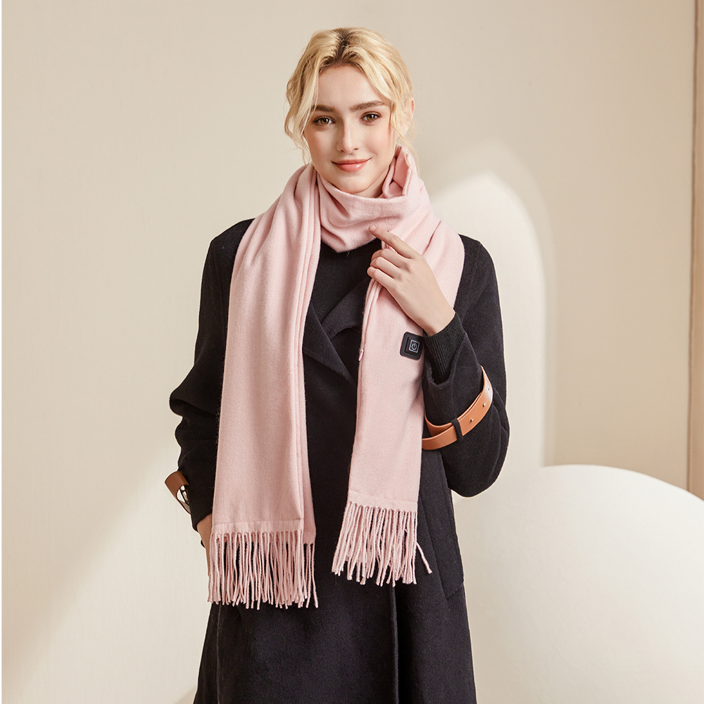 Heated Scarf WJ001 light pink